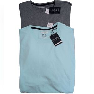 Jos. A. Bank 2 Crew Neck T-shirts Traditional Fit Comfort Stretch Men's XLT Nee